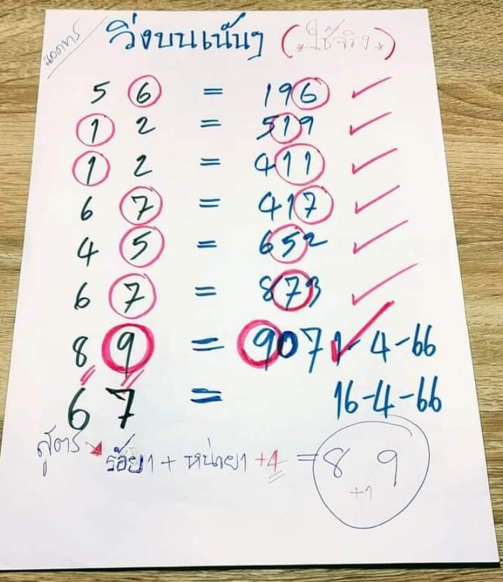 หวยดัง จากใจชายคนหนึ่ง 16-4-66