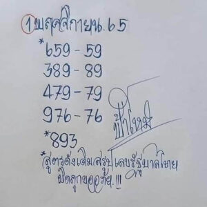 สุดยอดหวยฟ้าใหม่ 16-6-66