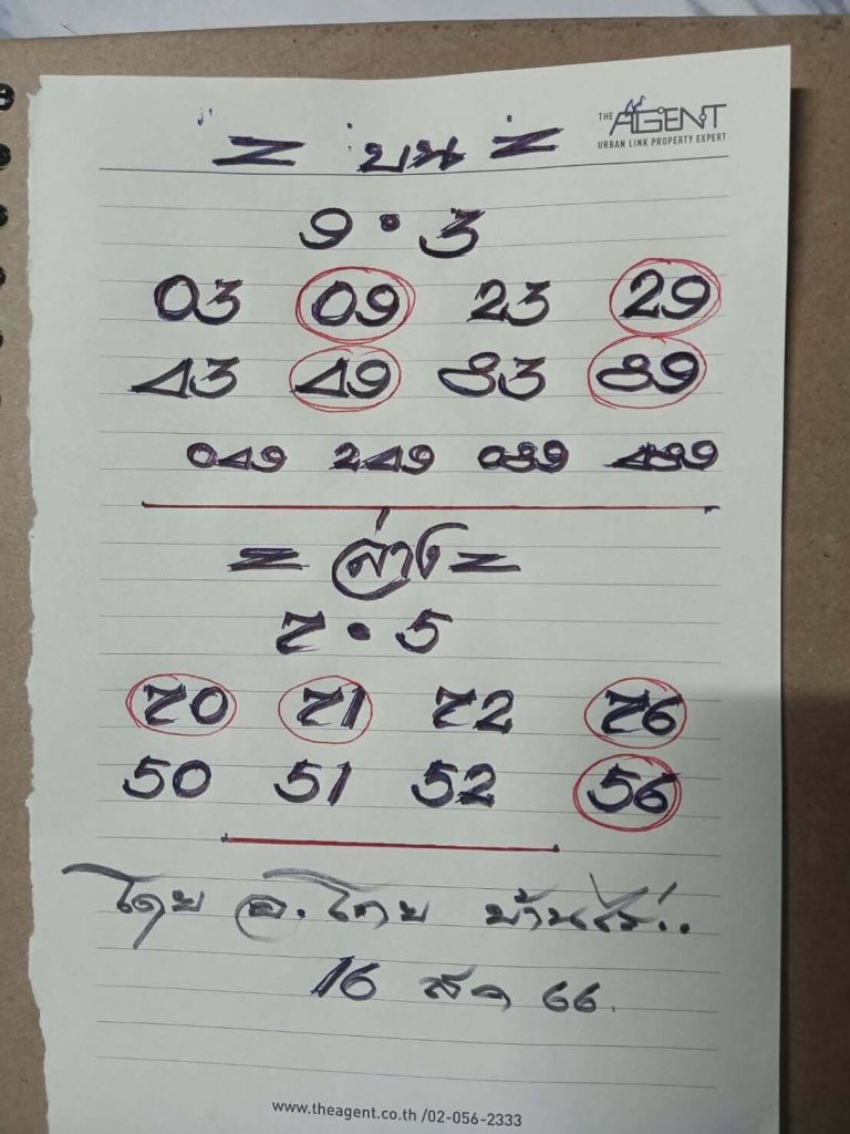 หวยไทย อาจารย์โกย 16/8/66